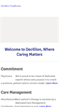 Mobile Screenshot of decillionhealthcare.com